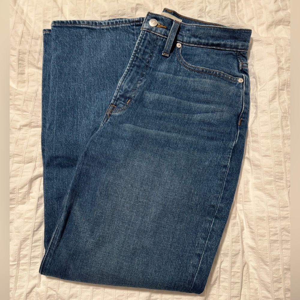 Madewell perfect vintage straight size 27